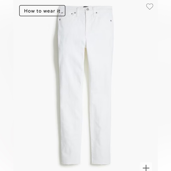 J. Crew 10" high-rise skinny jean in signature stretch - Picture 5 of 5